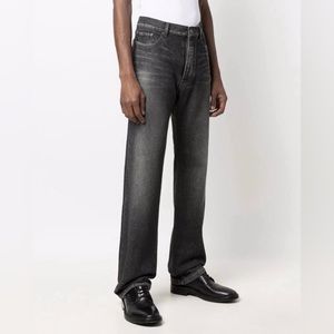 Balenciaga Ripped Detailed Denim